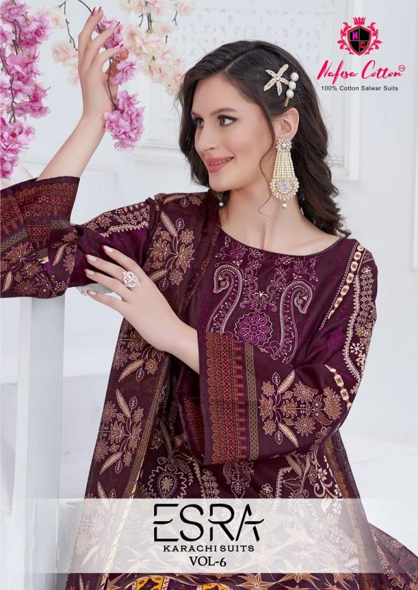 Nafisa Esra Vol-6 – Karachi Cotton Suit